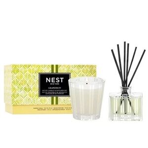 NEST New York Grapefruit Petite Candle & Reed Diffuser Set — NEW IN BOX